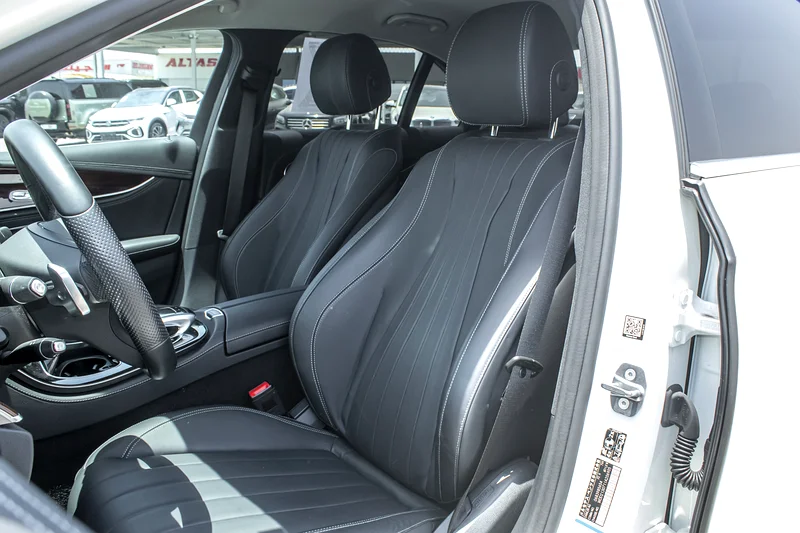 2017 Mercedes-Benz E-Class E400 4Matic 6 Cylinders Engine White Black Sedan