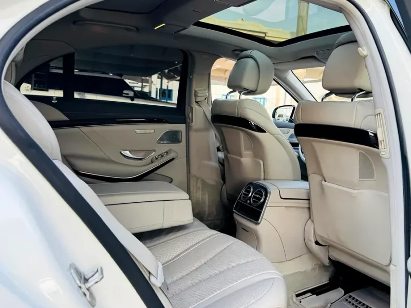 2015 Mercedes-Benz S-Class S 400 h 6 Cylinders Petrol Engine White Sedan
