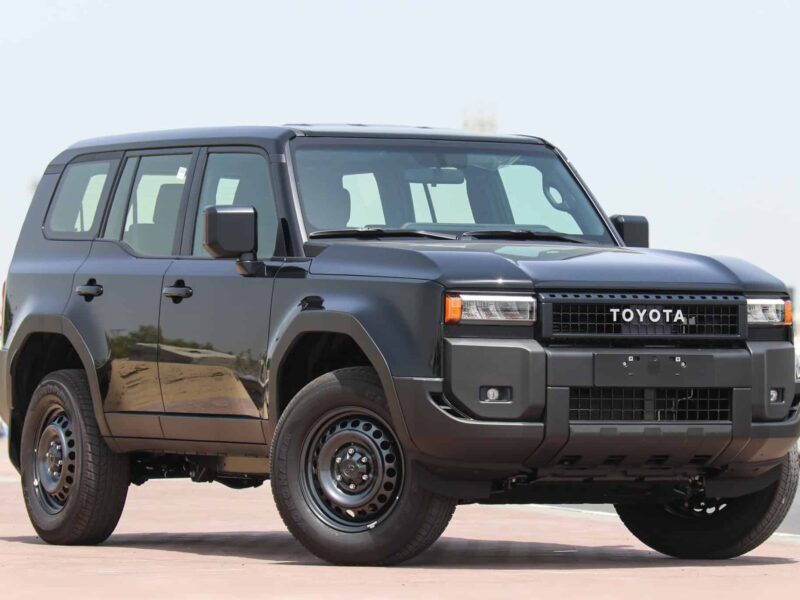 2024 Toyota Prado 2.4 Litre 4 Cylinder Petrol Engine Basic Black SUV