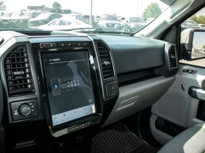 2019 Ford F-Series F150 Platinum 8 Cylinders Engine White Grey Pick Up Truck