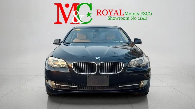 2010 BMW 5-Series 528i 6 Cylinder Petrol Engine Black Beige Sedan