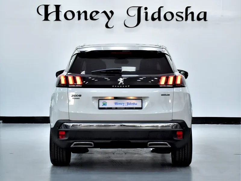 2020 Peugeot 3008 GT Line 4 Cylinder Petrol Engine White Black Crossover