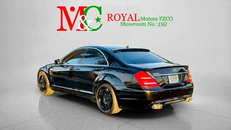 2008 Mercedes-Benz S-Class S 350 6 Cylinders Petrol Engine Black Sedan