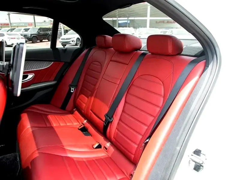 2017 Mercedes-Benz C-Class C43 AMG 6 Cylinders Engine White Red Sedan