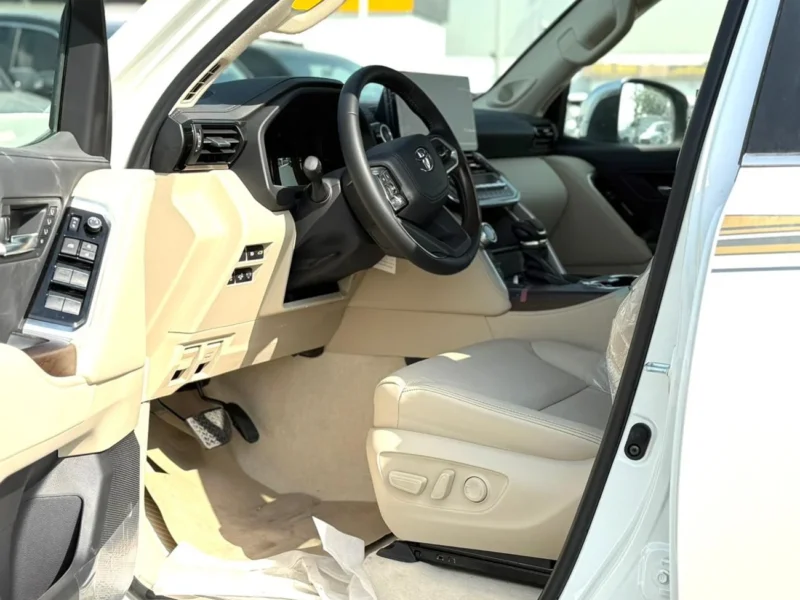 2026 Toyota Land Cruiser VXR 4.0L V6 Engine White Beige SUV GCC Specs