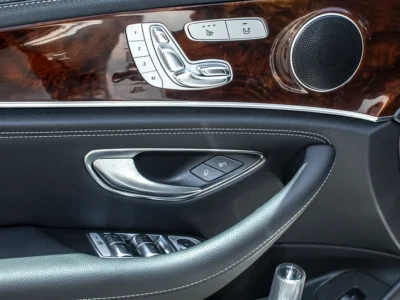 2017 Mercedes-Benz E-Class E400 4Matic 6 Cylinders Engine White Black Sedan