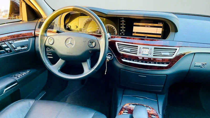 2008 Mercedes-Benz S-Class S 350 6 Cylinders Petrol Engine Black Sedan