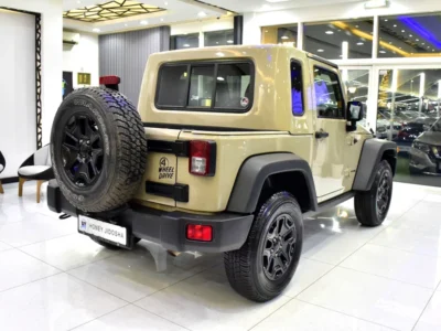 2018 Jeep Wrangler Willys Wheeler 6 Cylinders Petrol Engine Beige Black Crossover