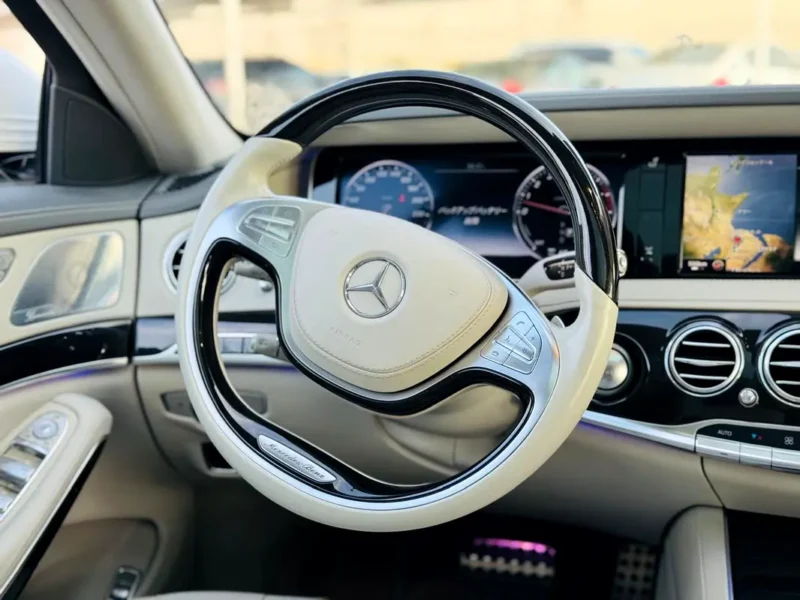 2015 Mercedes-Benz S-Class S 400 h 6 Cylinders Petrol Engine White Sedan