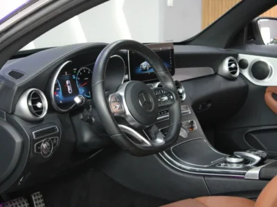 2020 Mercedes-Benz C 200 Coupe 2.0L 4 Cylinder Engine GCC Black Tan