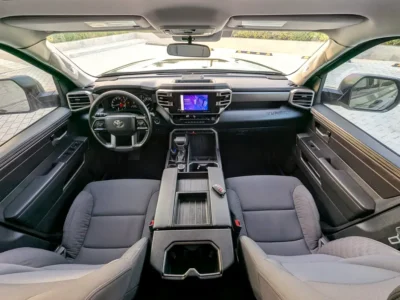 2023 Toyota Tundra Crewmax SR5 6 Cylinders Engine Green Grey Pick Up Truck