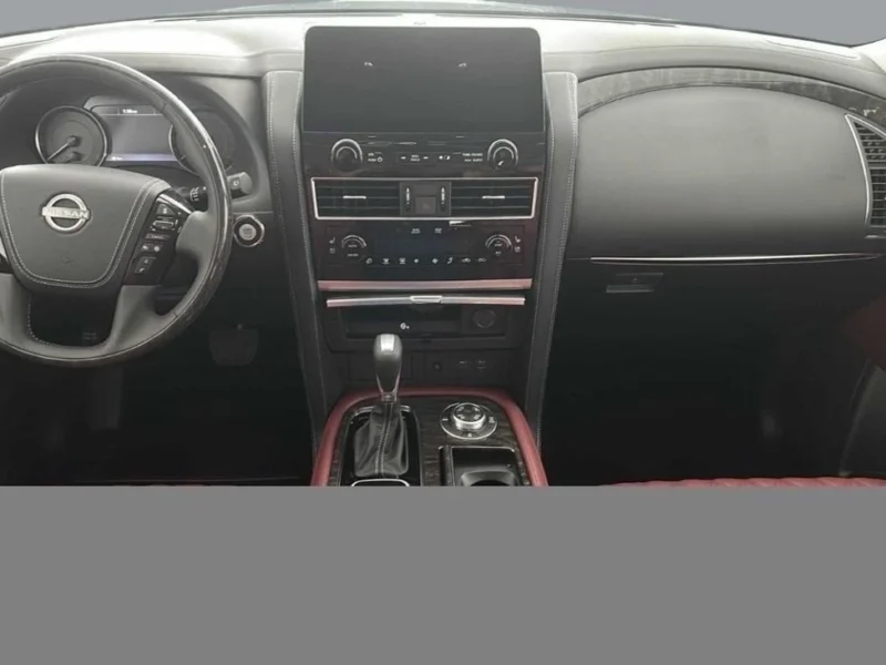 2024 Nissan Patrol Platinum LE 5.6 Liters 8 Cylinders Engine White Red SUV