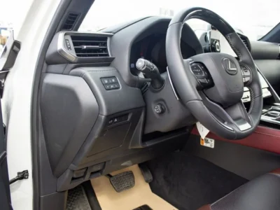 2025 LEXUS 700h 3.5L TWIN TURBO V6 TURBO SPORT Hybrid White Red SUV