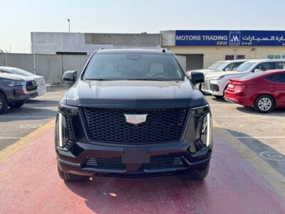 2025 CADILLAC ESCALADE ESV SPORT PLATINUM 6.2L V8 Black White SUV