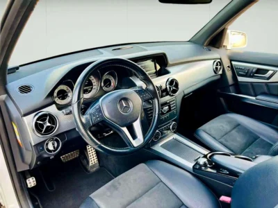 2013 Mercedes-Benz GLK-Class GLK 350 4matic 6 Cylinder Engine White Black SUV