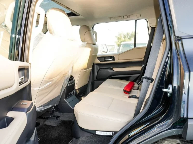 2024 Toyota Prado 2.4L GXR TWIN TURBO 4 Cylinder Engine Black Beige SUV GCC