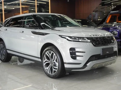 2025 Land Rover Range Rover Evoque 4 Cylinders Petrol Engine Silver Red SUV