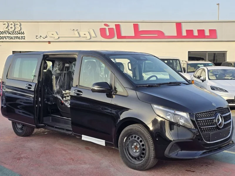2025 Mercedes Benz V-Class V300 Style 2.0 L 4 Cylinders Engine Black Van GCC