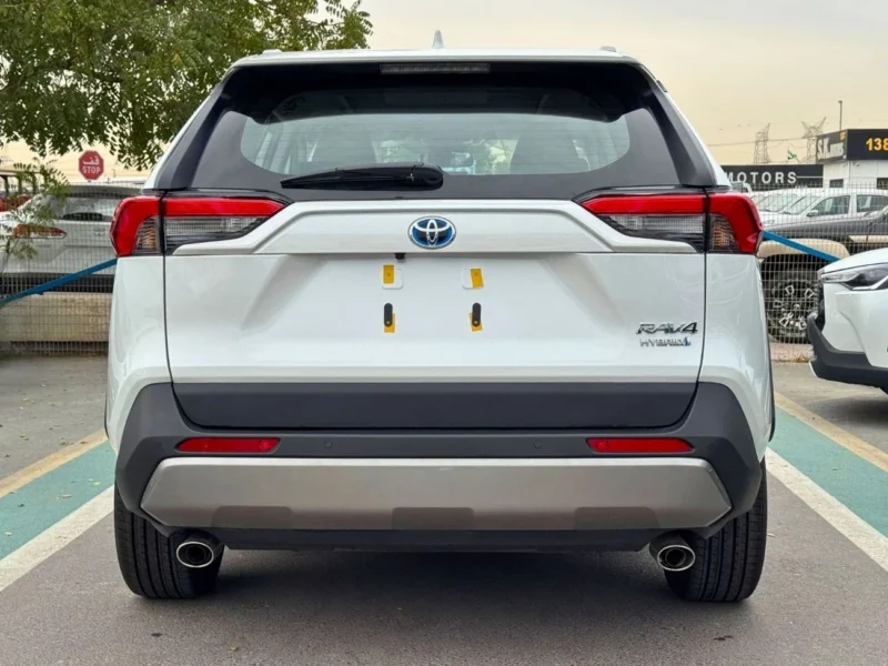 2024 Toyota RAV4 ELITE 2.5L 4 Cylinder HYBRID Engine White Black SUV