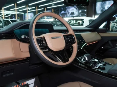 2025 Land Rover Range Rover Sport Autobiography P530 8 Cylinders White Beige SUV