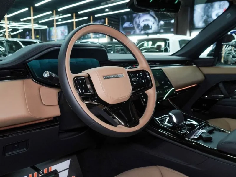 2025 Land Rover Range Rover Sport Autobiography P530 8 Cylinders White Beige SUV