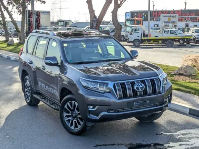 2022 Toyota Prado TXL 6 Cylinders Petrol Engine Grey Beige SUV GCC Specs