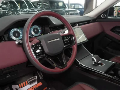 2025 Land Rover Range Rover Evoque 4 Cylinders Petrol Engine Silver Red SUV