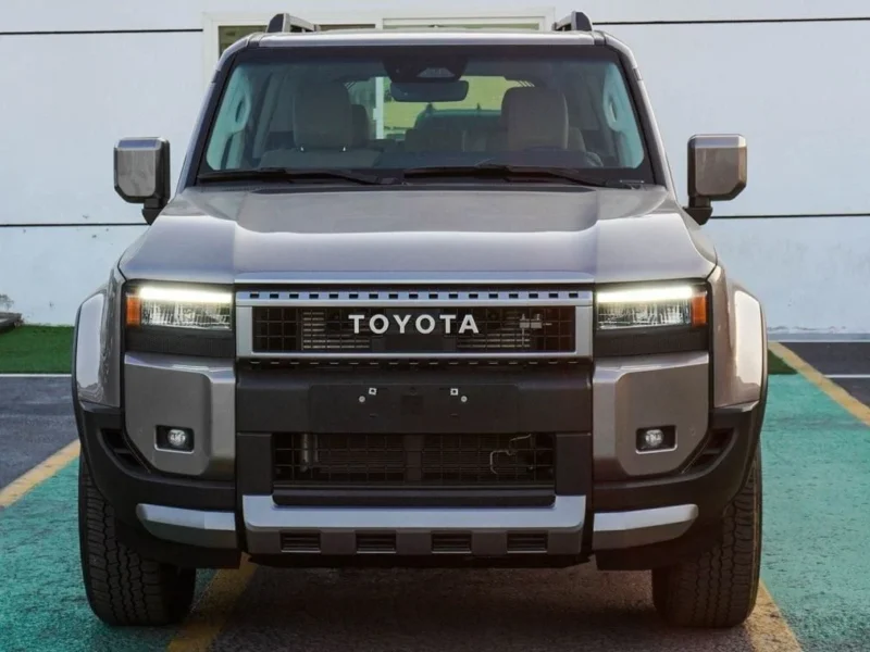 2024 Toyota Prado 2.4L TWIN TURBO 4 Cylinders Engine Grey Beige SUV GCC