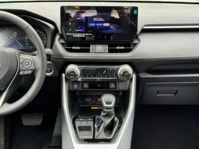 2024 Toyota RAV4 ELITE 2.5L 4 Cylinder HYBRID Engine White Black SUV