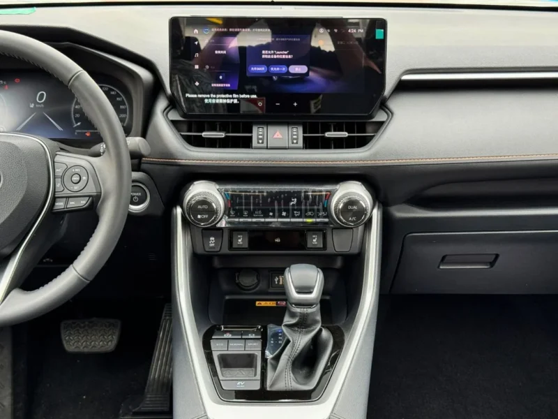 2024 Toyota RAV4 ELITE 2.5L 4 Cylinder HYBRID Engine White Black SUV