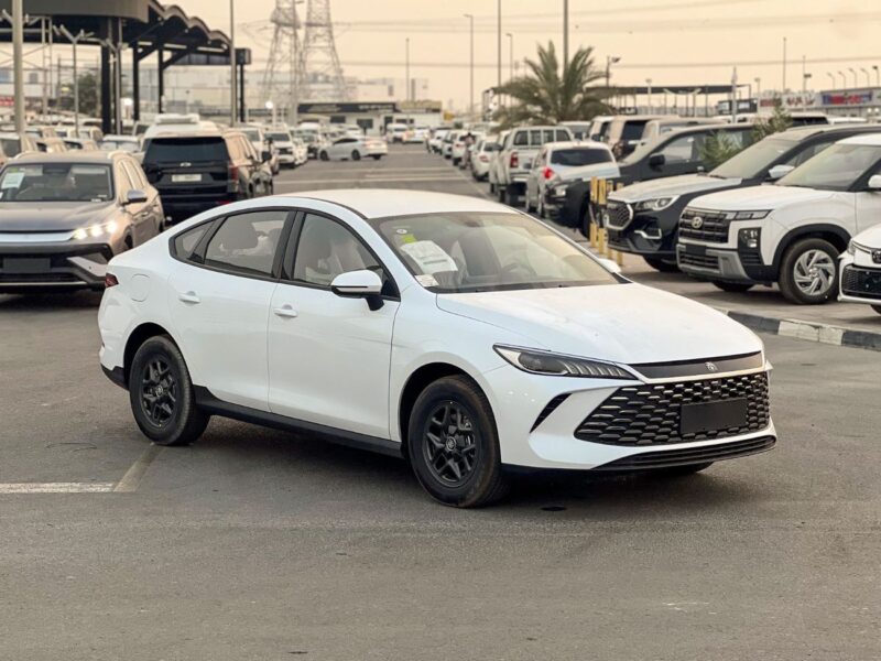 2025 BYD QIN PLUS DM-i 1.5L Plug-in Hybrid 4 Cylinders White Black Sedan