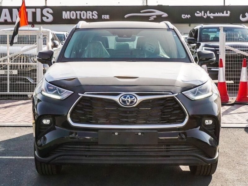 2024 Toyota Highlander Limited 2.5L Hybrid 4 Cylinders Engine Black Beige SUV GCC