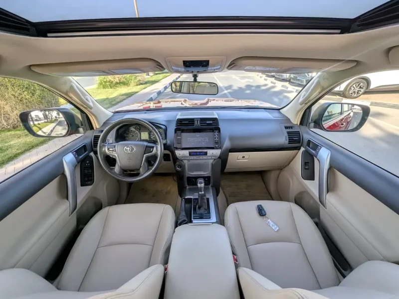 2022 Toyota Prado Tx-l TOP 6 Cylinders Engine Red Beige SUV GCC Specs