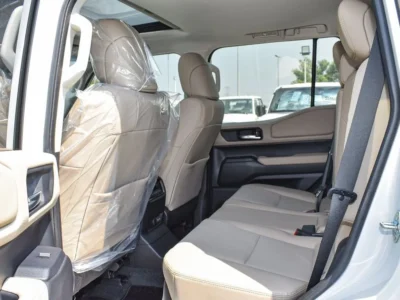 2024 Toyota Prado 2.4L TURBO 4 Cylinders Engine White Beige SUV GCC