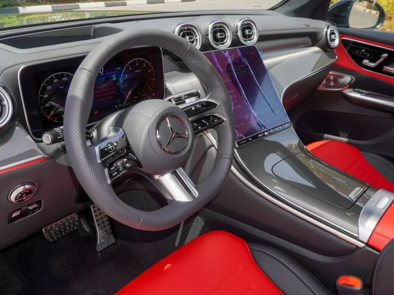 2025 Mercedes-Benz GLC 200 4Matic 2.0 L 4 Cylinders Engine Black Red SUV