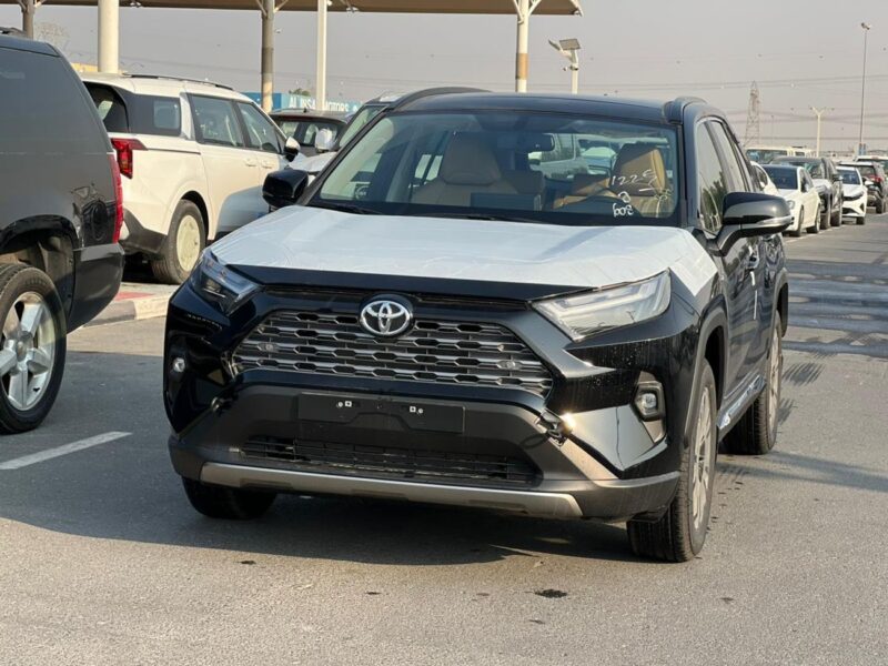 2025 Toyota RAV 4 2.5 Litres 4 Cylinder Hybrid Engine Black Beige SUV GCC