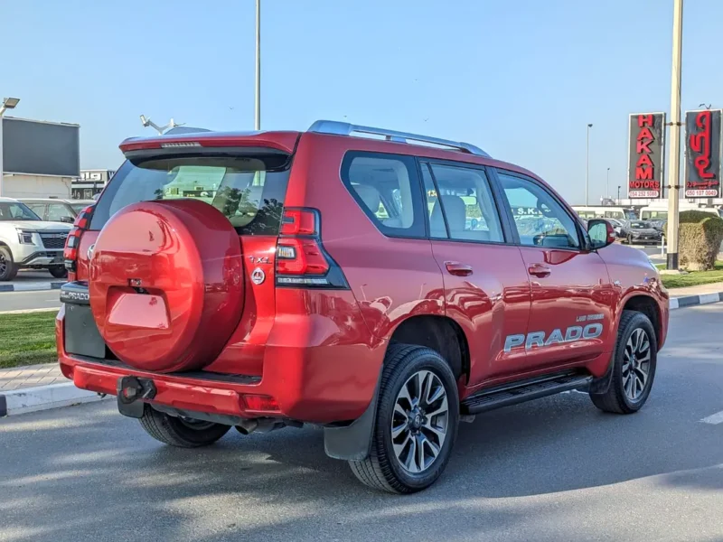 2022 Toyota Prado Tx-l TOP 6 Cylinders Engine Red Beige SUV GCC Specs