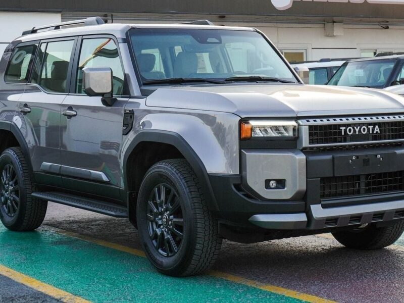 2024 Toyota Prado 2.4L TWIN TURBO 4 Cylinders Engine Grey Beige SUV GCC