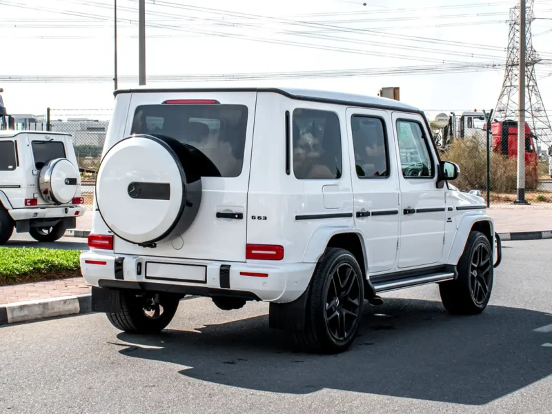 2019 Mercedes-Benz G-Class G 63 AMG 8 Cylinder Petrol Engine White SUV