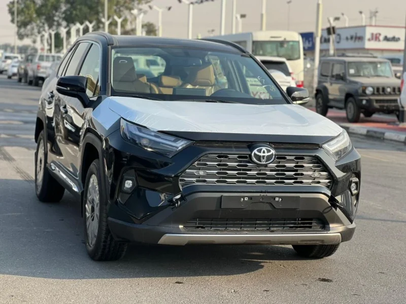 2025 Toyota RAV 4 2.5 Litres 4 Cylinder Hybrid Engine Black Beige SUV GCC