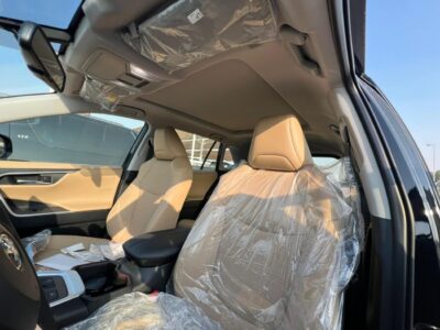 2025 Toyota RAV 4 2.5 Litres 4 Cylinder Hybrid Engine Black Beige SUV GCC