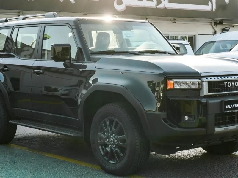 2024 Toyota Prado 2.4L GXR TWIN TURBO 4 Cylinder Engine Black Beige SUV GCC