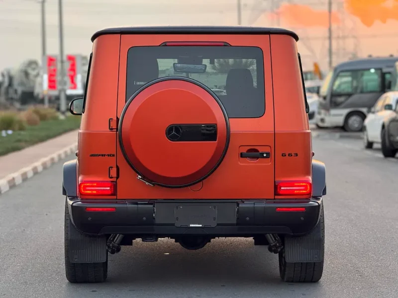 2023 Mercedes-Benz G-Class G 63 AMG 8 Cylinder Petrol Engine Orange Grey SUV