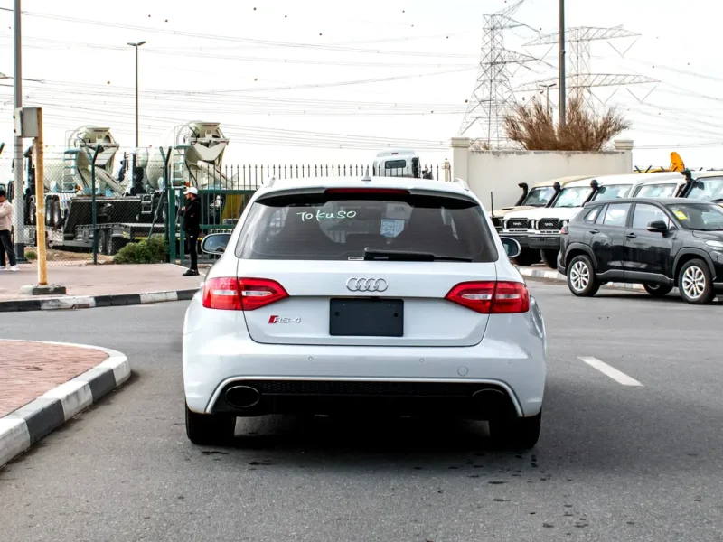 2014 Audi S4/RS4 Other 8 Cylinders Petrol Engine White Orange Wagon
