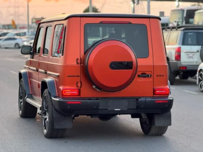 2023 Mercedes-Benz G-Class G 63 AMG 8 Cylinder Petrol Engine Orange Grey SUV