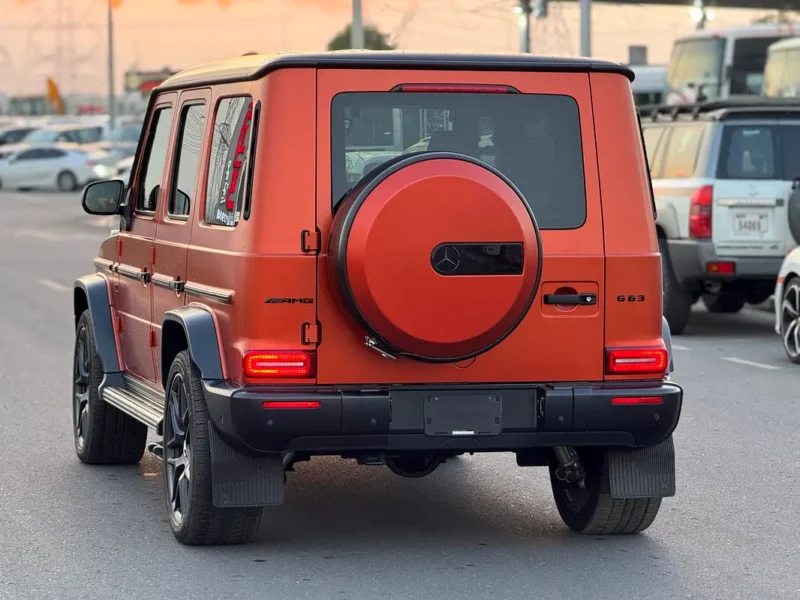 2023 Mercedes-Benz G-Class G 63 AMG 8 Cylinder Petrol Engine Orange Grey SUV