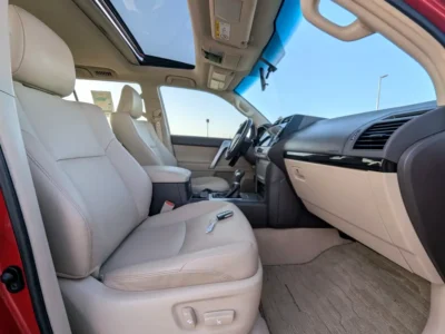2022 Toyota Prado Tx-l TOP 6 Cylinders Engine Red Beige SUV GCC Specs