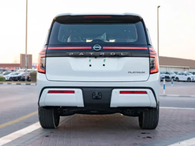 2026 Nissan Patrol LE Platinum 3.5L V6 Twin Turbo AT Petrol White Red SUV