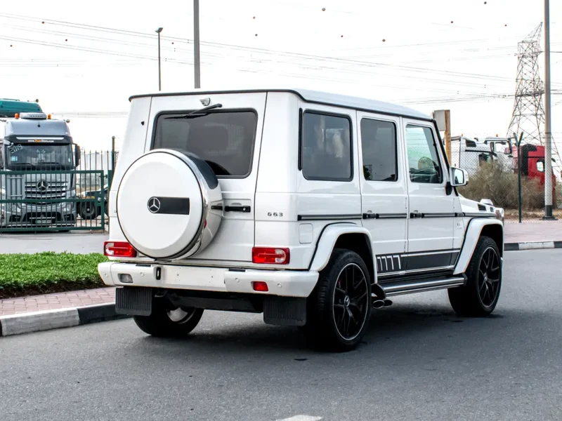 2016 Mercedes-Benz G-Class G 63 AMG 8 Cylinders Petrol Engine White SUV