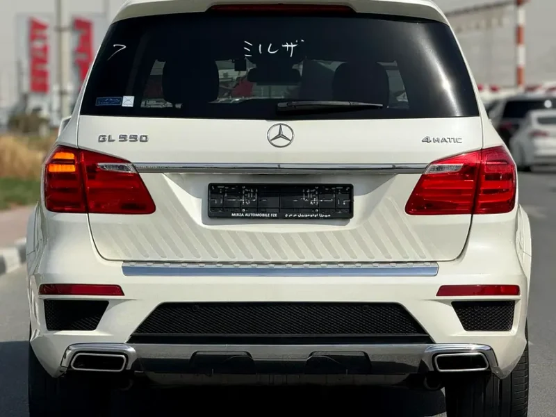 2014 Mercedes-Benz GL-Class GL 550 4Matic 8 Cylinder Engine White Black SUV
